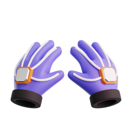 Mano virtual  3D Icon