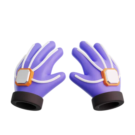 Mano virtual  3D Icon