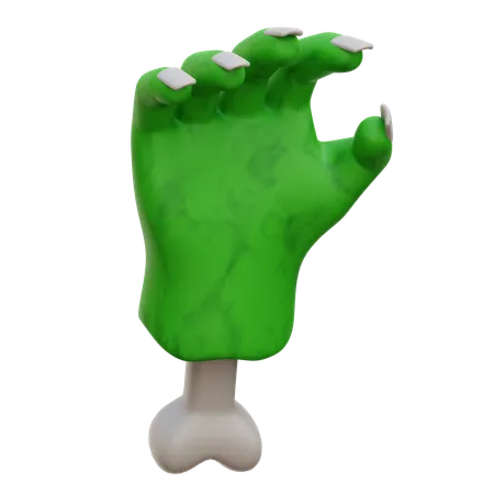 Mano zombi  3D Icon