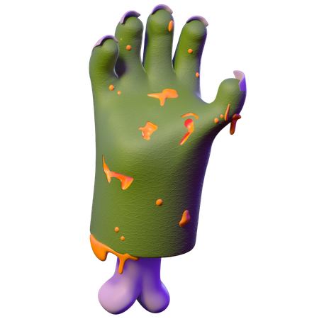 Mano zombi  3D Illustration