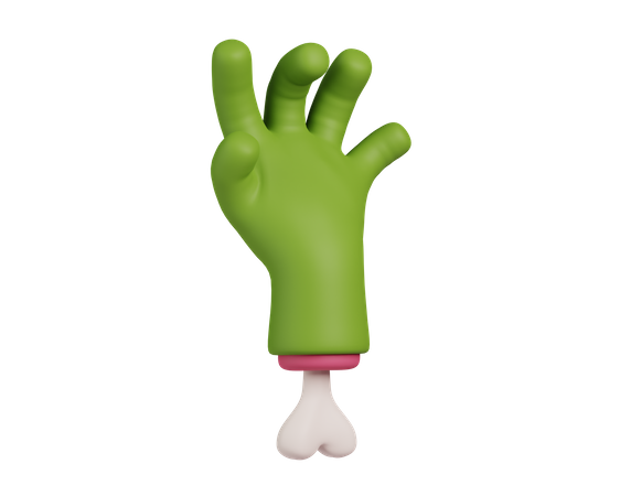 Mano zombi  3D Icon