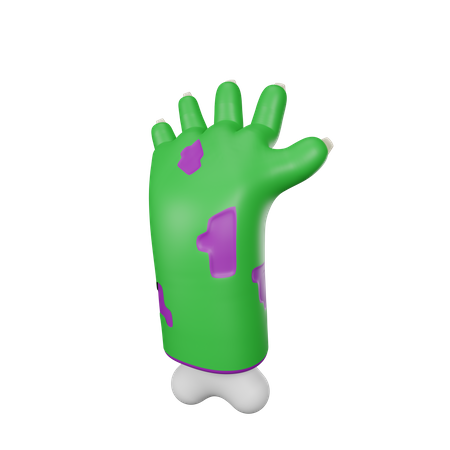 Mano zombi  3D Icon