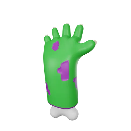 Mano zombi  3D Icon