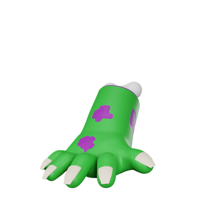 Mano zombi  3D Icon