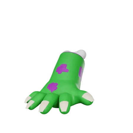 Mano zombi  3D Icon