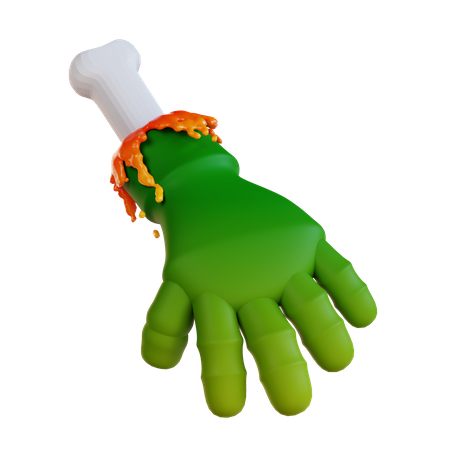 Mano zombi  3D Icon