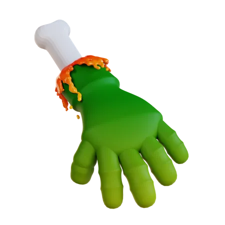 Mano zombi  3D Icon