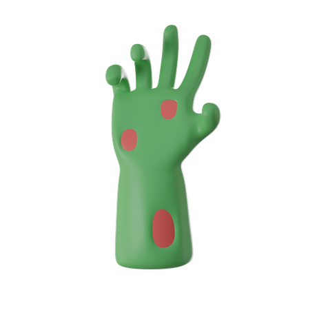 Mano zombi  3D Icon