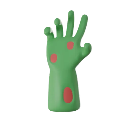 Mano zombi  3D Icon