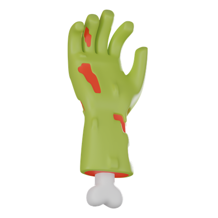 Mano zombi  3D Icon