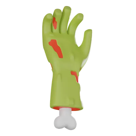 Mano zombi  3D Icon