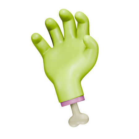 Mano zombi  3D Icon