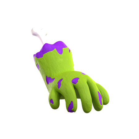 Mano zombi  3D Icon