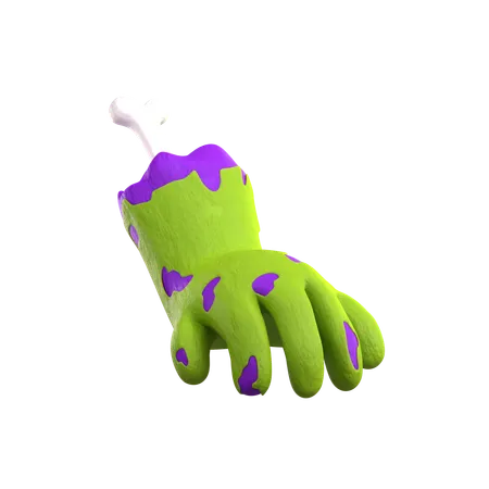 Mano zombi  3D Icon