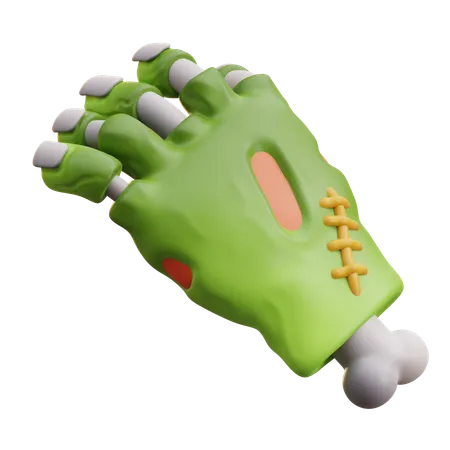 Mano zombi  3D Icon