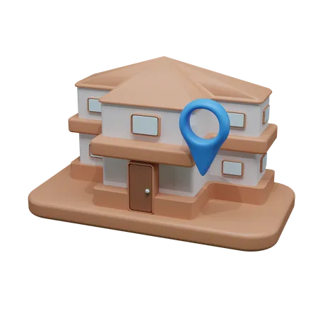 Emplacement du manoir  3D Icon