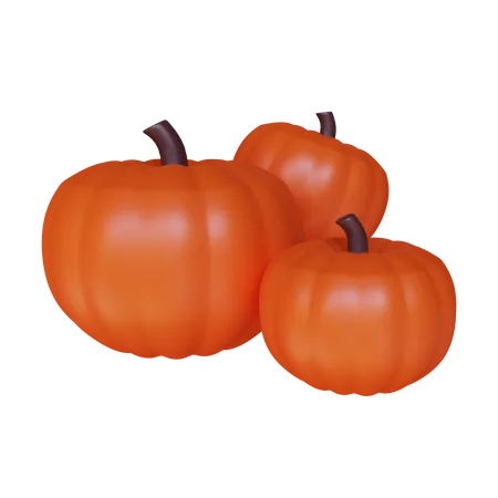 Manojo de calabaza  3D Illustration