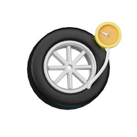 Manomètre pour pneus  3D Icon