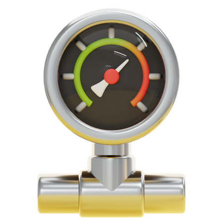 Medidor de pressão  3D Icon
