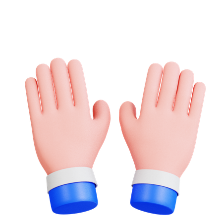 Manos escribiendo  3D Icon