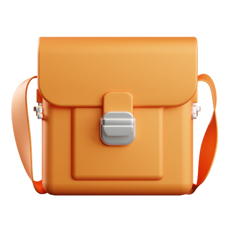 Mans Bag 3D Icon