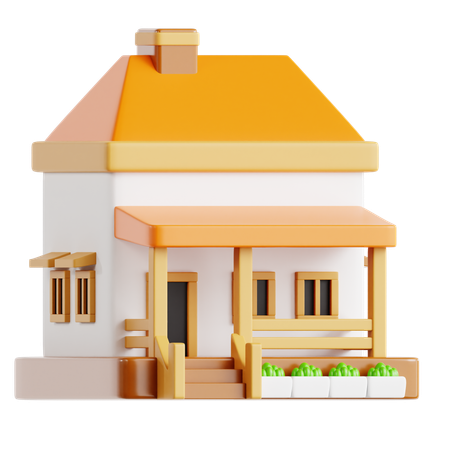 Mansion  3D Icon