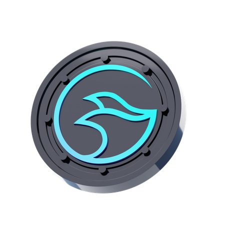 Manta Network  3D Icon