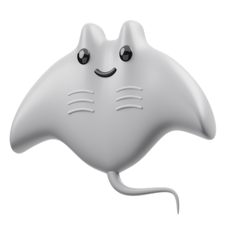 Manta Ray  3D Icon