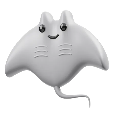 Manta Ray  3D Icon