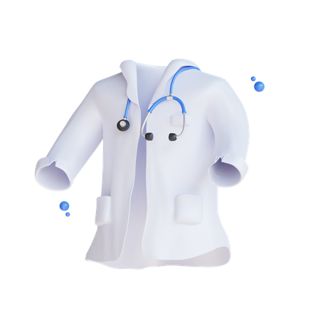 Manteau de docteur  3D Icon