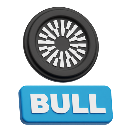 Taureau à manteau  3D Icon