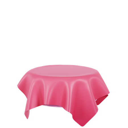 Podio de mantel rosa  3D Icon