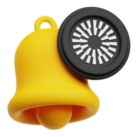 Mantelbenachrichtigung  3D-Symbol