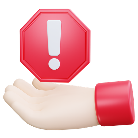 Mantenha alerta  3D Icon