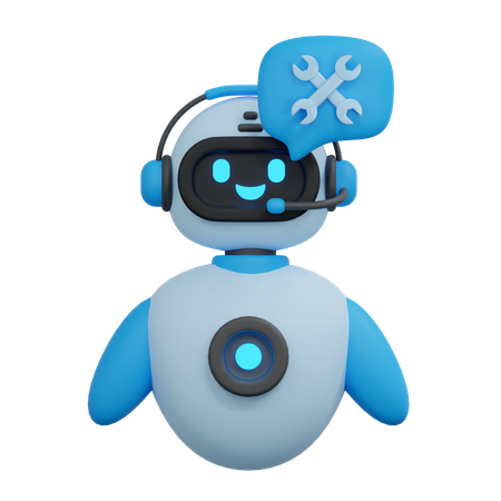 Mantenimiento del chatbot  3D Icon