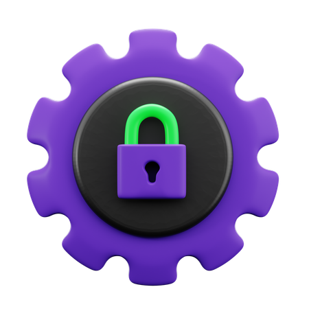 Mantenimiento de seguridad cibernética  3D Icon