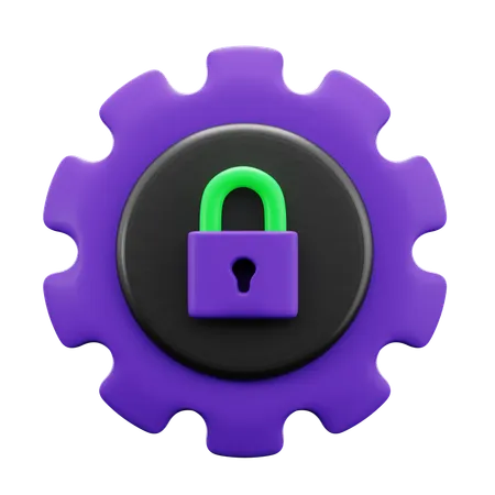 Mantenimiento de seguridad cibernética  3D Icon