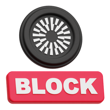 Mantle Block  3D Icon