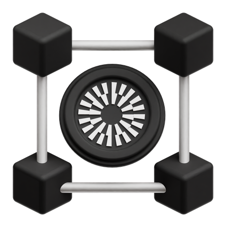 Mantle Blockchain  3D Icon