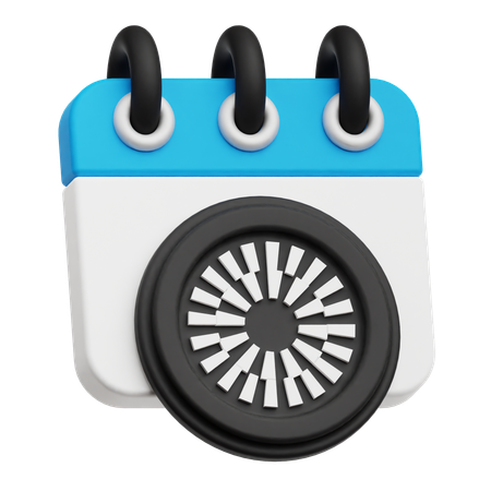 Mantle Calendar  3D Icon