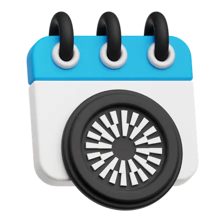 Mantle Calendar  3D Icon