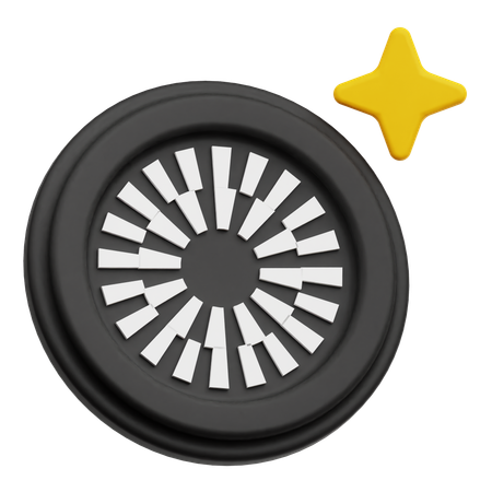 Mantle Coin  3D Icon