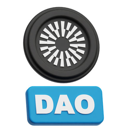 Mantle Dao  3D Icon