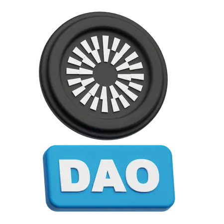 Mantle Dao  3D Icon