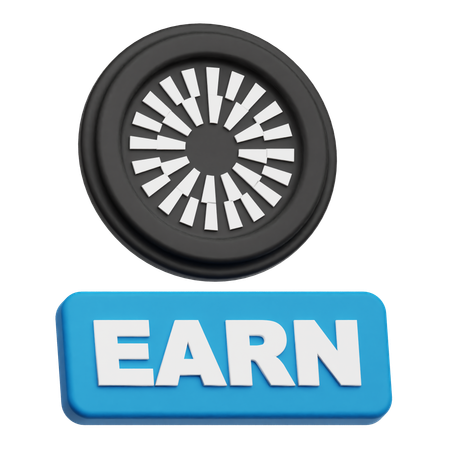 Mantle Earn  3D Icon