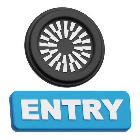 Mantle Entry  3D Icon