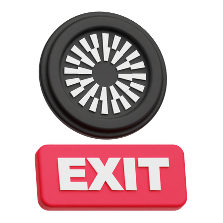 Mantle Exit  3D Icon