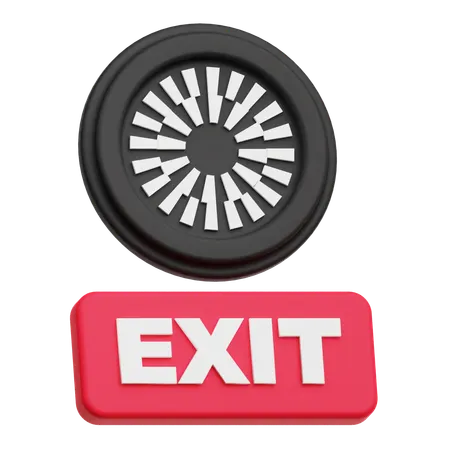 Mantle Exit  3D Icon