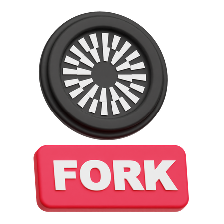 Mantle Fork  3D Icon