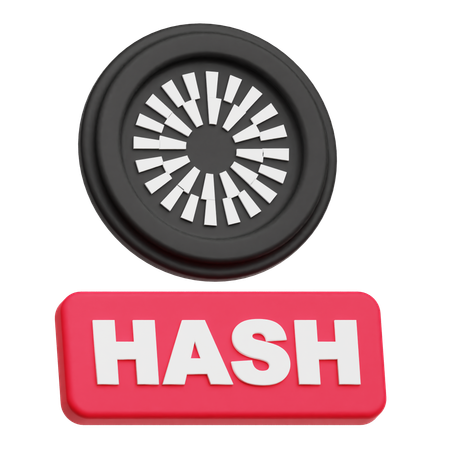 Mantle Hash  3D Icon